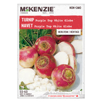 SEMENCES DE LEGUMES: NAVET - PURPLE TOP WHITE GLOBE