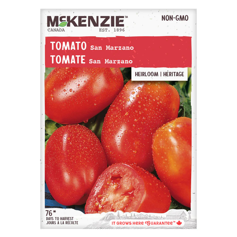 VEGETABLE SEEDS: TOMATO - SAN MARZANO