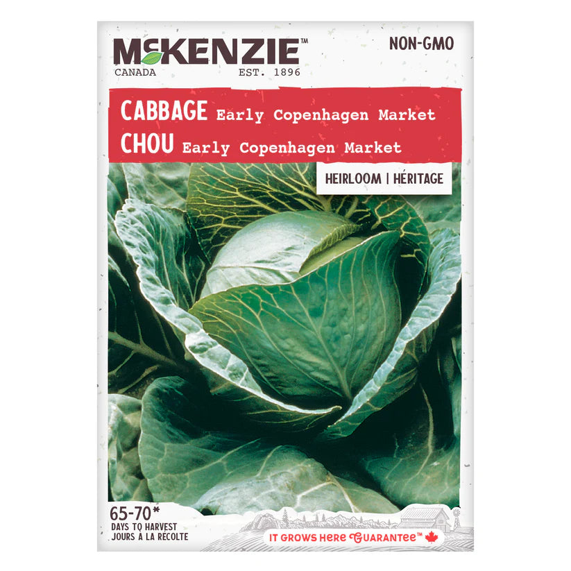 VEGETABLE SEEDS: CABBAGE - EARLY COPENHAGEN MARKET