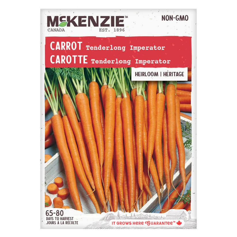 VEGETABLE SEEDS: CARROT - TENDERLONG IMPERATOR
