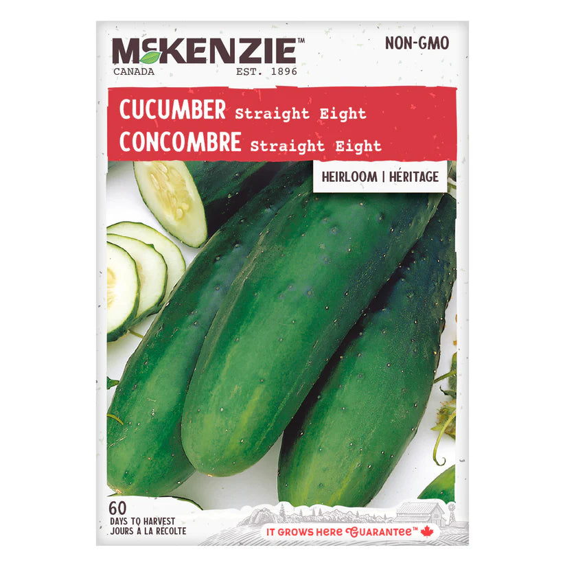 VEGETABLE SEEDS: CUCUMBER - STRAIGHT EIGHT
