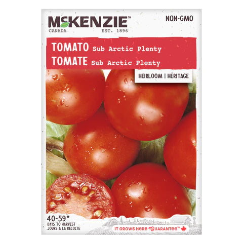 VEGETABLE SEEDS: TOMATO - SUB ARCTIC PLENTY