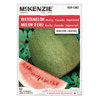 SEMENCES DE FRUITS - MELON D'EAU - EARLY CANADA IMPROVED