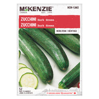 SEMENCES DE LEGUMES: ZUCCHINI - DARK GREEN