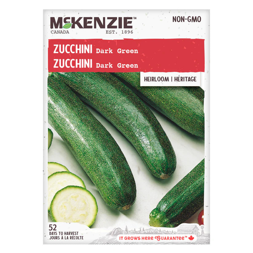 SEMENCES DE LEGUMES: ZUCCHINI - DARK GREEN