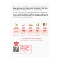 SEMENCES DE LEGUMES: CAROTTE - SCARLET NANTES