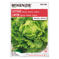 SEMENCES DE LEGUMES: LAITUE - EARLY GREAT LAKES