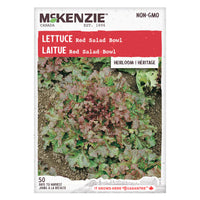SEMENCES DE LEGUMES: LAITUE - RED SALAD BOWL