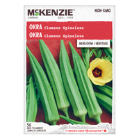 SEMENCES DE LEGUMES: OKRA - CLEMSON SPINELESS