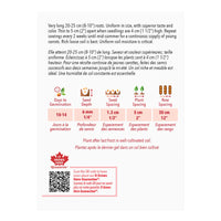 SEMENCES DE LEGUMES: CAROTTE - TENDERSWEET LONG