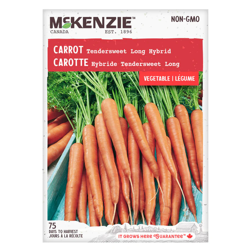 VEGETABLE SEEDS: CARROT - TENDERSWEET LONG