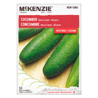 SEMENCES DE LEGUMES: CONCOMBRE - EARLIEST MINCU