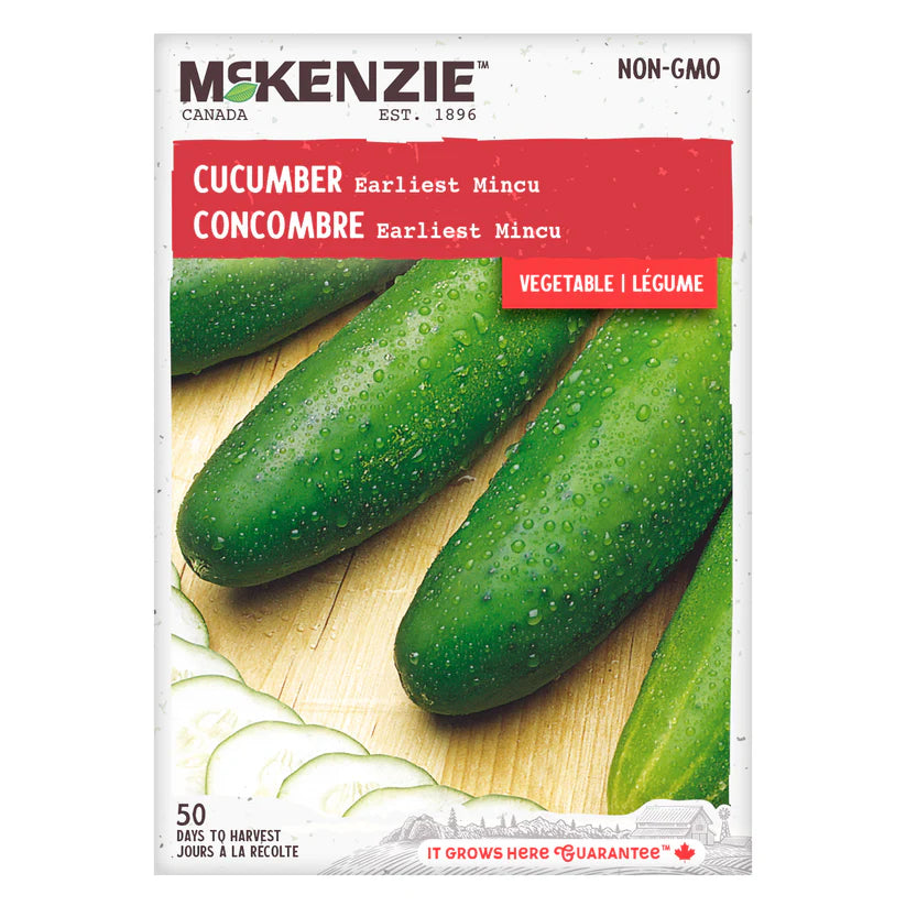 VEGETABLE SEEDS: CUCUMBER - EARLIEST MINCU