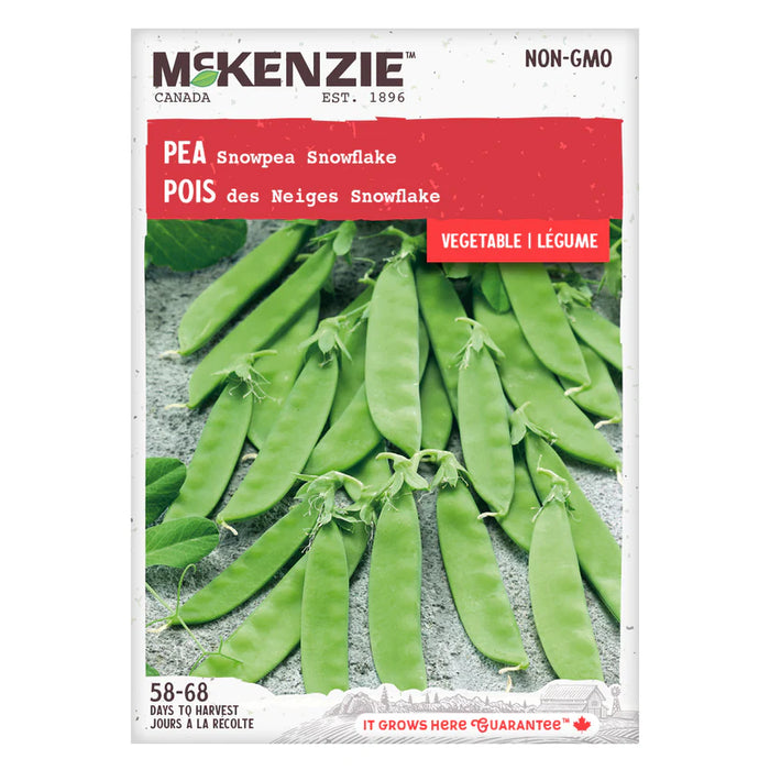 SEMENCES DE LEGUMES: POIS - DES NEIGES SNOWFLAKE