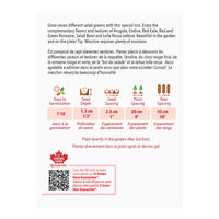 SEMENCES DE LEGUMES: MESCLUN - GOURMET GREEN MIX