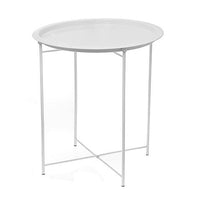 TABLE BASSE RONDE EN MÉTAL