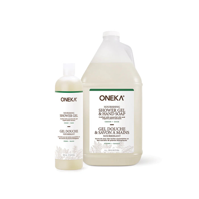 GEL DOUCHE ET SAVON À MAINS EN VRAC - CÈDRE & SAUGE