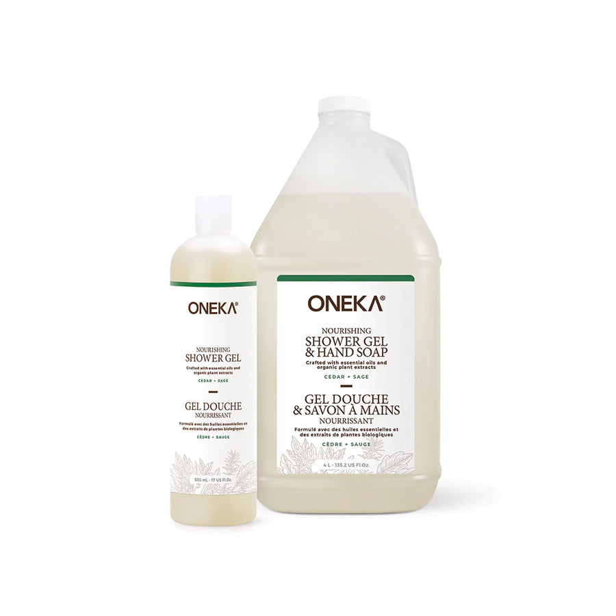 BULK SHOWER GEL AND HAND SOAP - CEDAR & SAGE