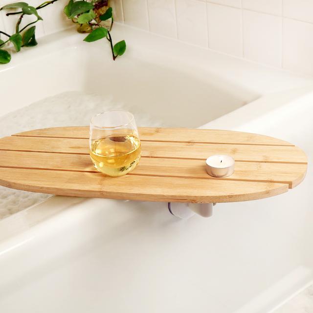 PLATEAU DE BAIN ORGANISATEUR ACCESSOIRES MULTIFONCTIONNEL POUR BAINS PREMIUM DESIGN