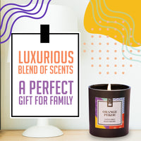 BOUGIE CISOLEE ORANGE PEKOE SAGE BOIS BRULAGE LENT DETENTE
