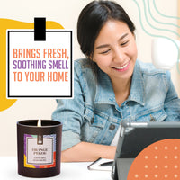 BOUGIE CISOLEE ORANGE PEKOE SAGE BOIS BRULAGE LENT DETENTE