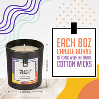 BOUGIE CISOLEE ORANGE PEKOE SAGE BOIS BRULAGE LENT DETENTE