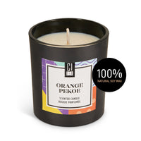 BOUGIE CISOLEE ORANGE PEKOE SAGE BOIS BRULAGE LENT DETENTE
