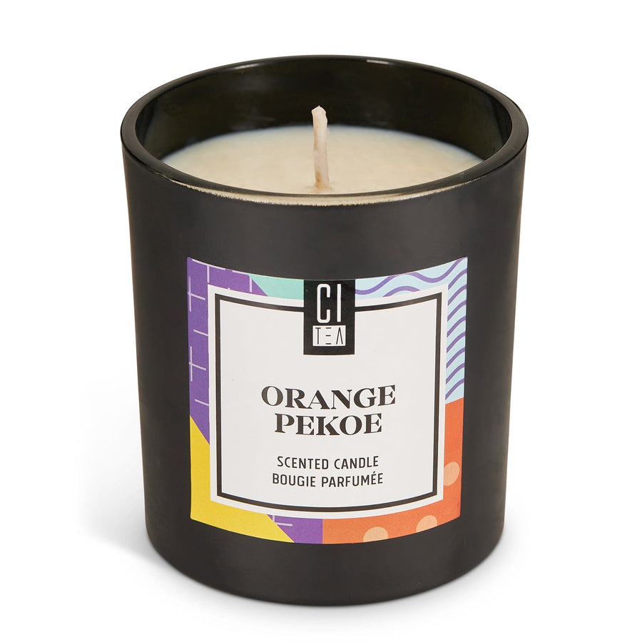 BOUGIE CISOLEE ORANGE PEKOE SAGE BOIS BRULAGE LENT DETENTE