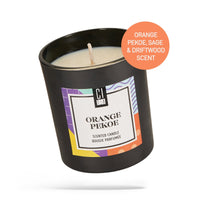 BOUGIE CISOLEE ORANGE PEKOE SAGE BOIS BRULAGE LENT DETENTE