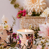 PETIT JARDIN BOUGIE ENVOUTANTE EAU DE LIS REUTILISABLE DECO
