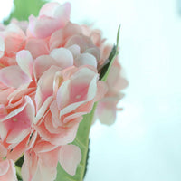 ARTIFICIAL HYDRANGEA BOUQUET PINK BEVERLY SET OF 3 DECORATIVE ARTIFICIAL FLOWERS