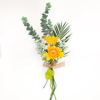 BOUQUET FLEURS ARTIFICIELLES ETE CHALEUREUX RUSTIQUE INTEMPOREL 26X14 DECOR MODERNE