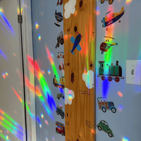 AUTOCOLLANTS SOLAIRES STARDUST REFLETS ARC EN CIEL MAISON