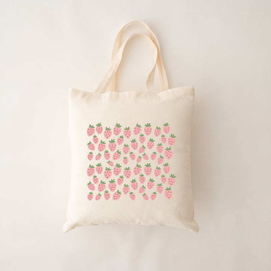 SAC REUTILISABLE - CHAMP DE FRAISES