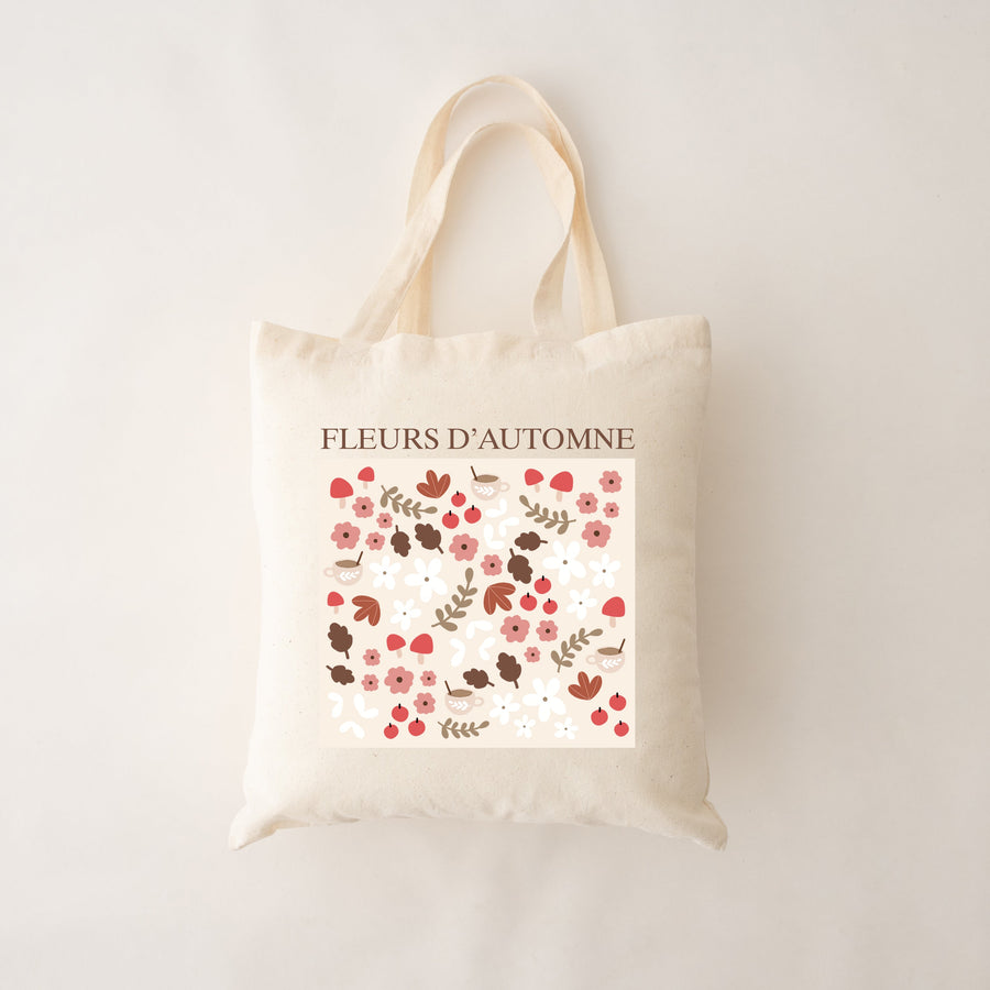 SAC REUTILISABLE COTON BIO AUTOMNE