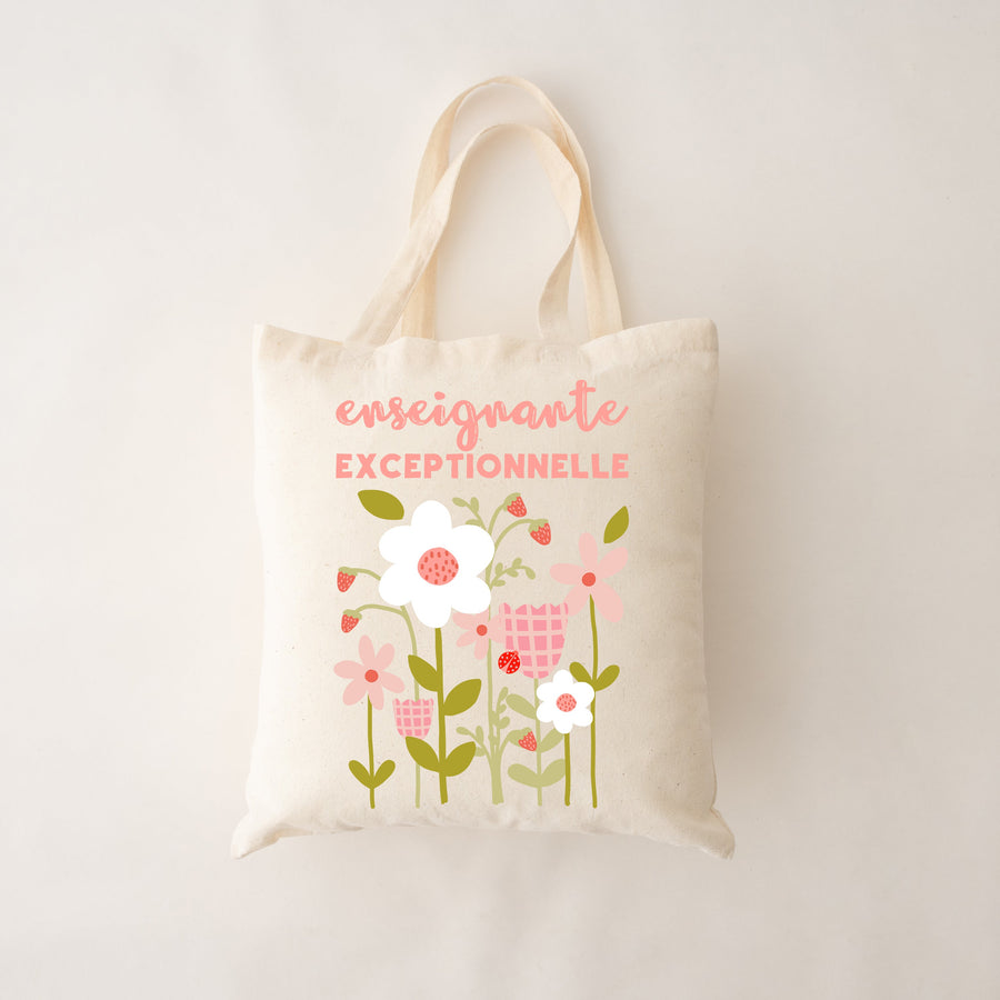 SAC EN COTON BIO – CADEAU EXCEPTIONNEL POUR ENSEIGNANTE