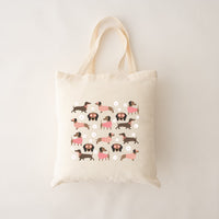 SAC REUTILISABLE COTON BIO – TAUPE PRINTANIER