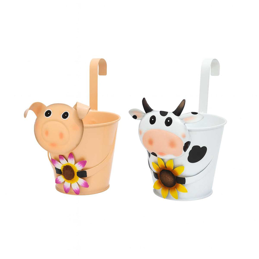 HANGING PLANTER COW OR PIG