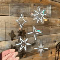 AUTOCOLLANTS SOLAIRES STARDUST REFLETS ARC EN CIEL MAISON