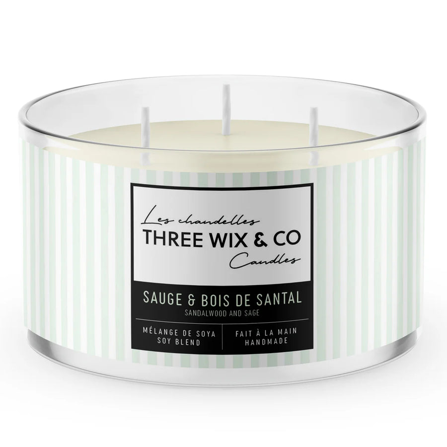 CHANDELLE - SAUGE & BOIS DE SANTAL
