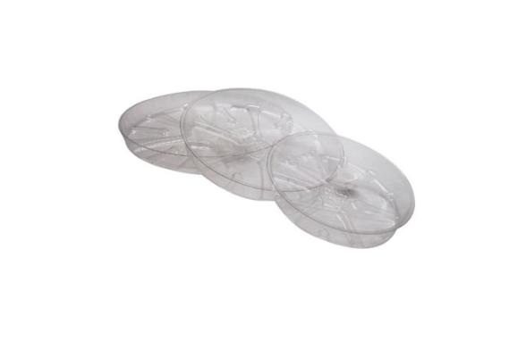 SOUS-POT PLASTIQUE TRANSPARENT