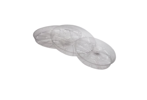 SOUS-POT PLASTIQUE TRANSPARENT