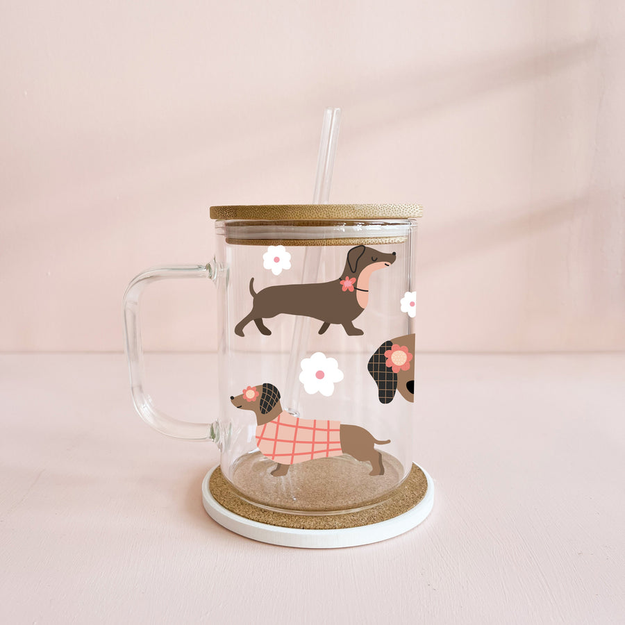TASSE BOHO 17OZ AVEC Couvercle bambou et paille