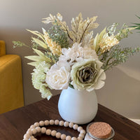 BOUQUET ARTIFICIEL FLEURS D'HIVER DECORATION MAISON CAMPAGNE RUSTIQUE CHALEUREUX