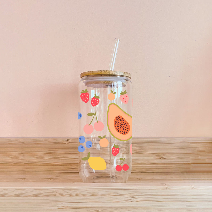 VERRE BOHO TUTTI-FRUITI – VERRE RÉUTILISABLE