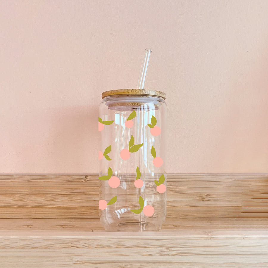 VERRE A PAILLE BOHO ABRIOTS - REUTILISABLE AVEC COUVERT