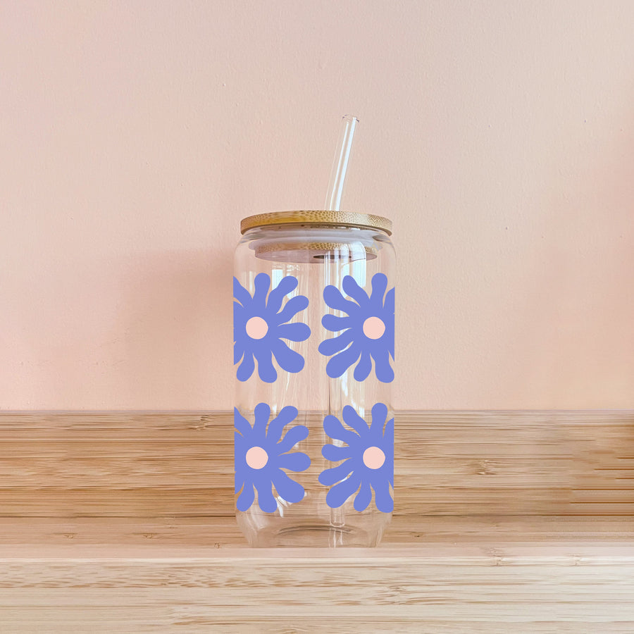 VERRE BOHO - BLEU VINTAGE
