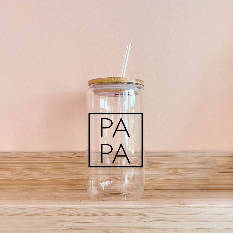 VERRE PAPA CARRÉ – CADEAU ORIGINAL ET DRÔLE