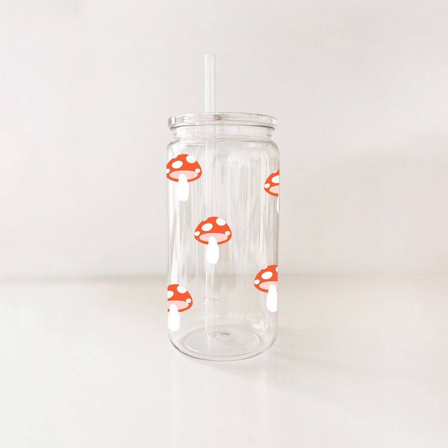 VERRE REUTILISABLE MINI CHAMPIGNONS - JOIE