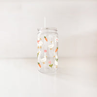 VERRE 16OZ PRINTEMPS – PLASTIQUE SANS BPA INCASSABLE POUR ENFANTS ET PISCINE